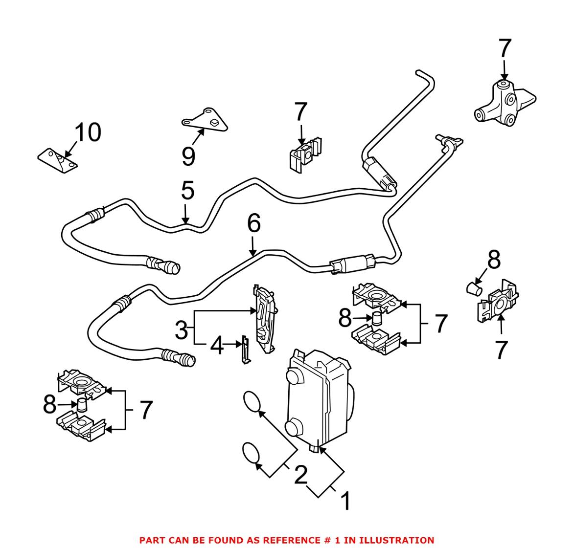 BMW Automatic Transmission Oil Cooler 17217541059